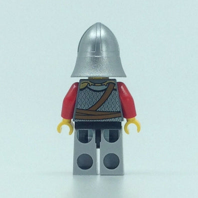 Kingdoms - Lion Knight Quarters, Helmet with Neck Protector, Crooked Smile and Scar